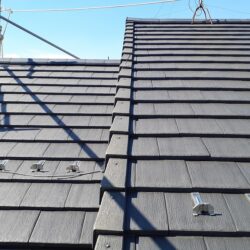 あま市K様邸　袖瓦付け直し工事